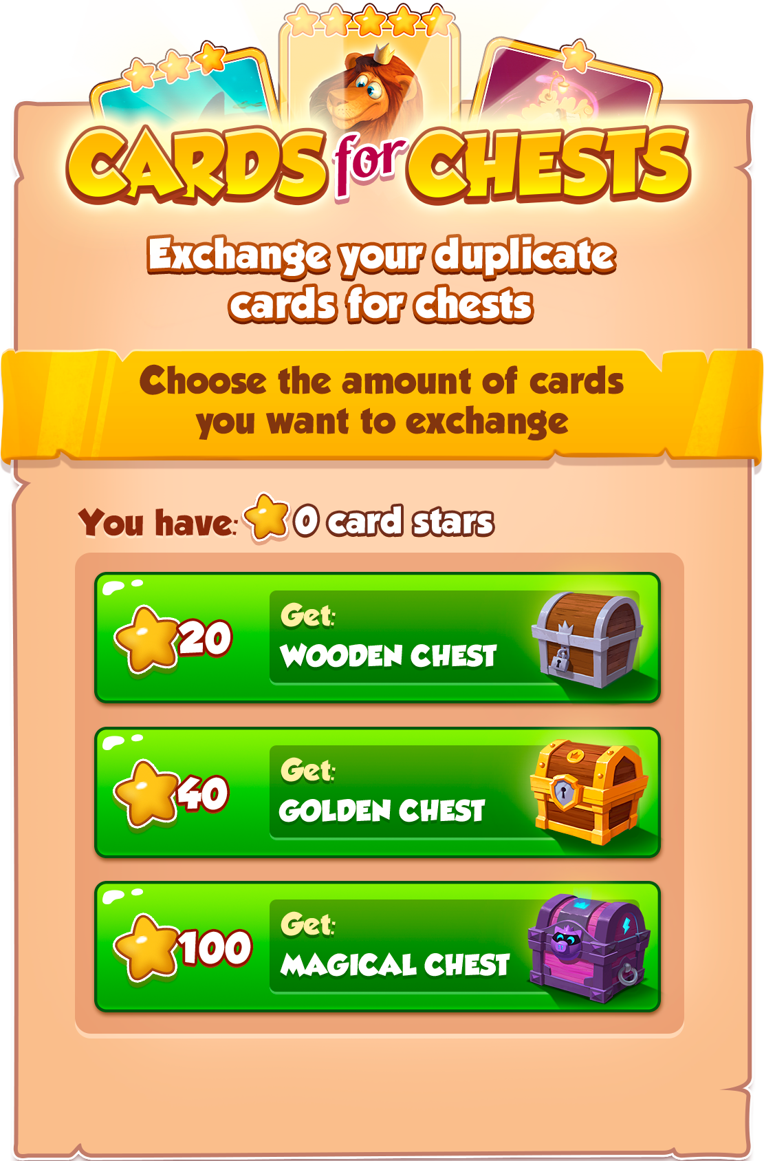 Coin Master Trade Cards For Chests